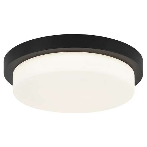 Matteo Lighting Durham Matte Black LED Flushmount Light