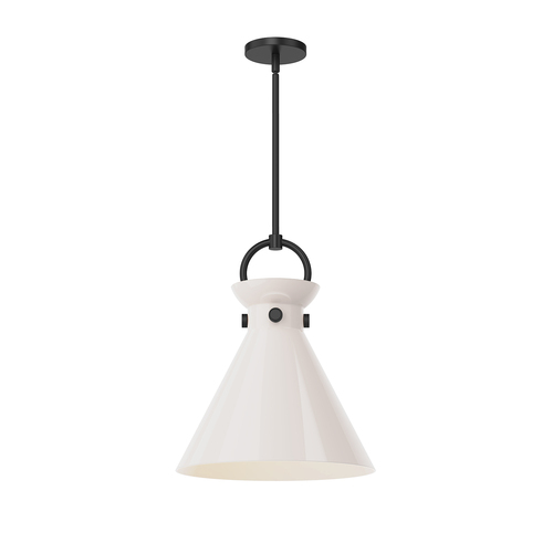 Alora Lighting Alora Lighting Emerson Matte Black Pendant Light with Conical Shade PD412514MBGO