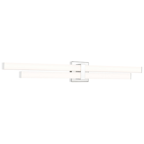 Z-Lite Z-Lite Zane Chrome LED Vertical Bathroom Light 1008-40W-CH-LED