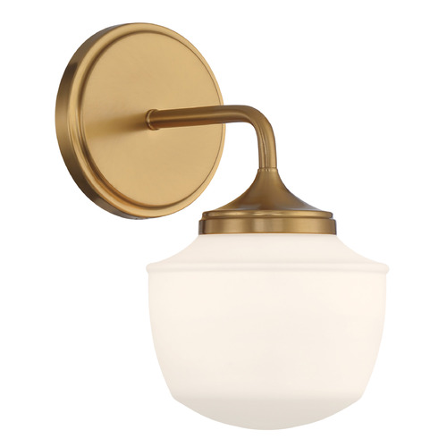 Cornwell Sconce in Aged Brass by Minka Lavery