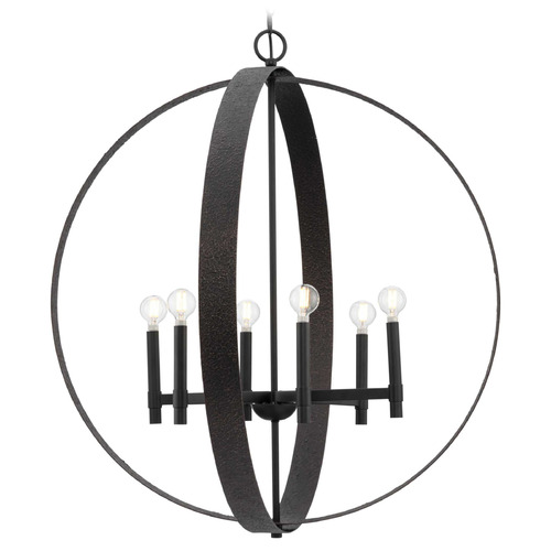 Progress Lighting Allegheny Matte Black Pendant Light