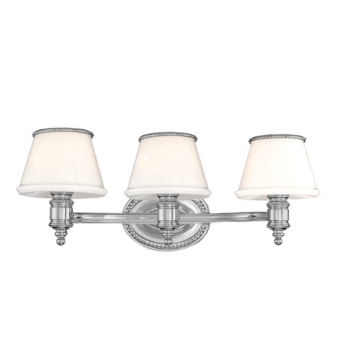 Hudson Valley Lighting Richmond 3-Light Bath Light in Polished Nickel by Hudson Valley Lighting 4943-PN