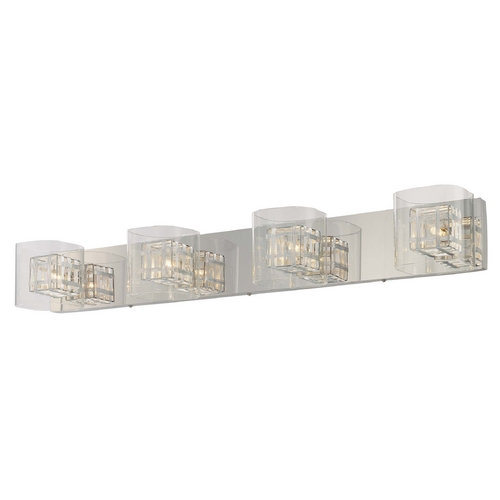 George Kovacs Lighting Jewel Box Bathroom Light in Chrome by George Kovacs P5804-077