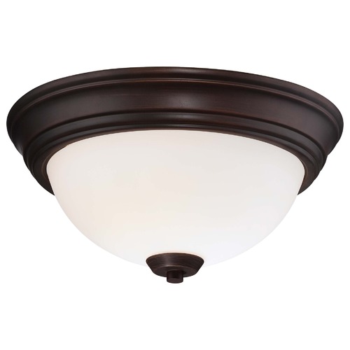 Overland Park Vintage Bronze Flush Mount by Minka Lavery