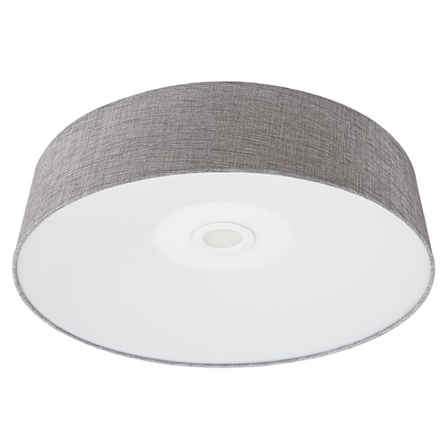 Avenue Lighting Cermack St. 24-Inch Grey Linen LED Flush Mount by Avenue Lighting HF9202-GRY