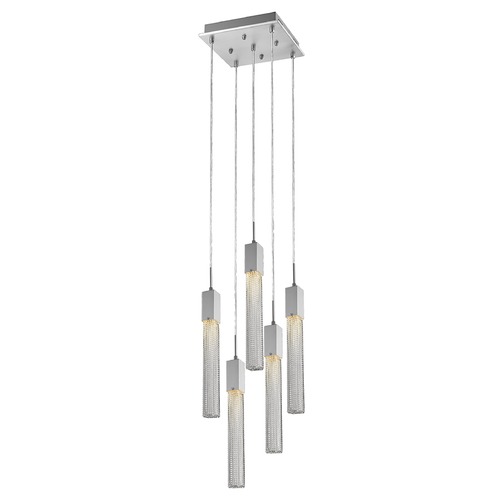 Avenue Lighting Boa 5-Light Polished Chrome LED  Multi-Light Pendant by Avenue Lighting HF1900-5-BOA-CH