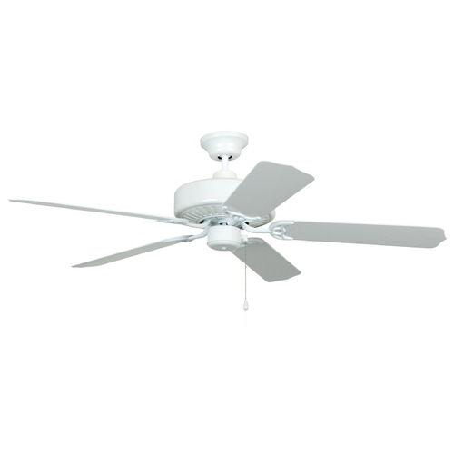 Craftmade Lighting Craftmade 52-Inch White Outdoor Ceiling Fan without Light END52WW5P