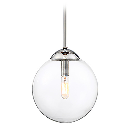 8-Inch Mini Pendant in Chrome by Meridian