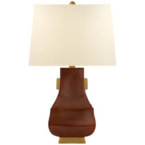 Visual Comfort Signature Collection E.F. Chapman Kang Jug Table Lamp in Autumn Copper by Visual Comfort Signature CHA8694ACOBGPL