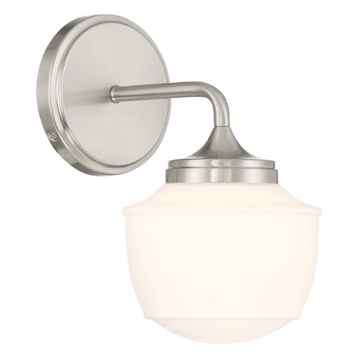 Cornwell Wall Sconce in Brushed Nickel by Minka Lavery