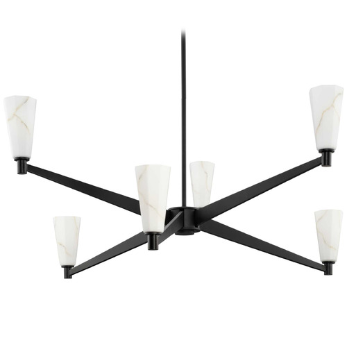 Progress Lighting Progress Lighting Tosca Matte Black Chandelier P400395-31M