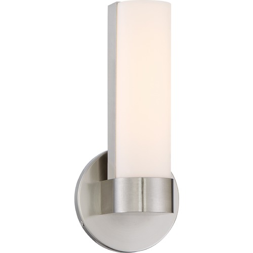 Bond Brushed Nickel LED Sconce by Nuvo Lighting