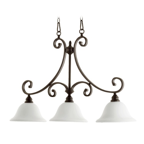 Bryant Oiled Bronze Linear LIght by Quorum Lighting