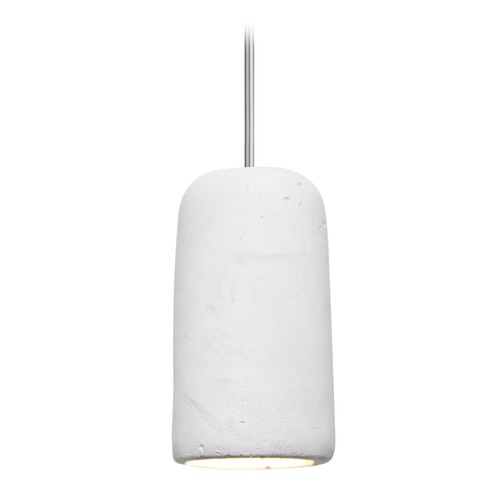 Besa Lighting Besa Lighting Glide Satin Nickel LED Mini-Pendant Light 1XT-GLIDEWH-LED-SN