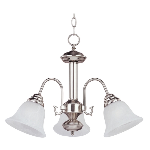 Malibu Satin Nickel Chandelier by Maxim Lighting