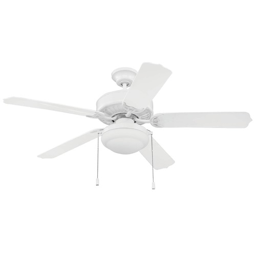 Craftmade Lighting Enduro 52-Inch White Outdoor Fan by Craftmade Lighting END52WW5PC1