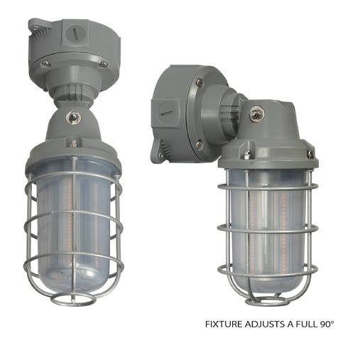 Gray LED Outdoor Wall Light by Nuvo Lighting