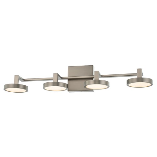 Eaton LED 4-Light Vanity Light in Satin Nickel by Kalco Lighting