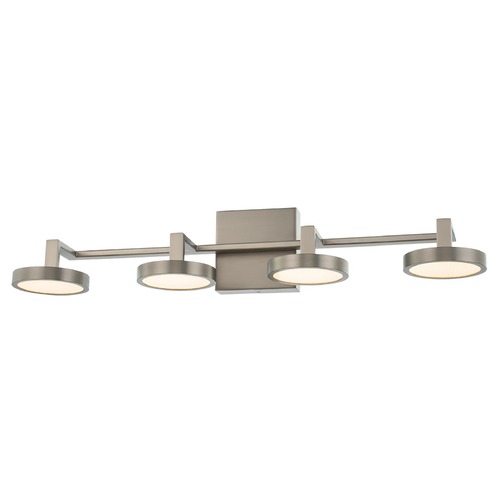 Kalco Lighting Eaton LED 4-Light Vanity Light in Satin Nickel by Kalco Lighting 316534SN