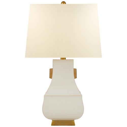 E.F. Chapman Kang Jug Table Lamp in Ivory by Visual Comfort Signature