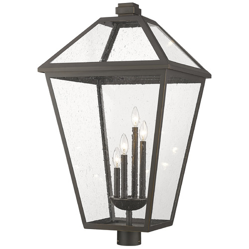 Talbot Oil Rubbed Bronze Post Light by Z-Lite