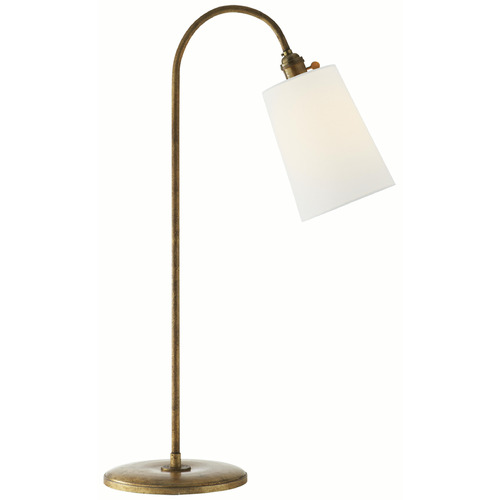 Visual Comfort Signature Collection Visual Comfort Signature Collection Mia Gilded Iron Table Lamp with Conical Shade TOB3222GI-L