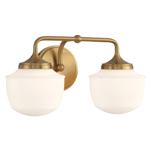 Ainsley Court Bathroom Light in Bronze & Brass by Minka Lavery