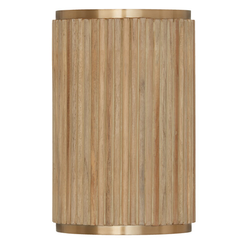 Capital Lighting Donovan White Wash and Matte Brass Vertical Bathroom Light