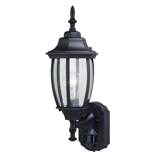 Rogers Park Textured Black Outdoor Wall Light by Vaxcel Lighting