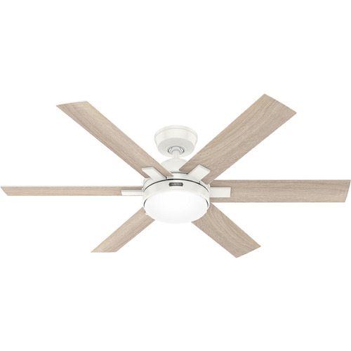 Casablanca Fan Co Georgetown Fresh White LED Ceiling Fan with Light