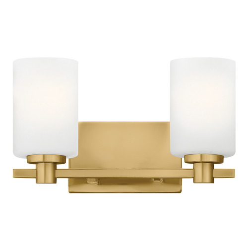 Hinkley Hinkley Karlie Lacquered Brass LED Bathroom Light 54622LCB