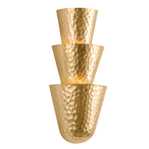 Corbett Lighting Corbett Lighting Bucharest Vintage Gold Leaf LED Sconce 508-03-VGL