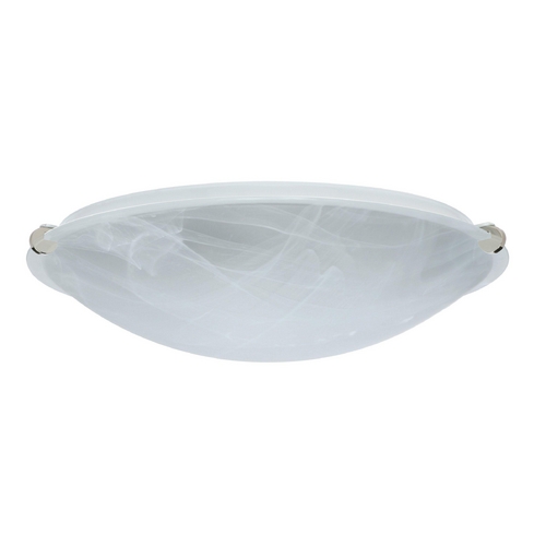 Besa Lighting Flushmount Light Marbled Glass Polished Nickel by Besa Lighting 968152-PN