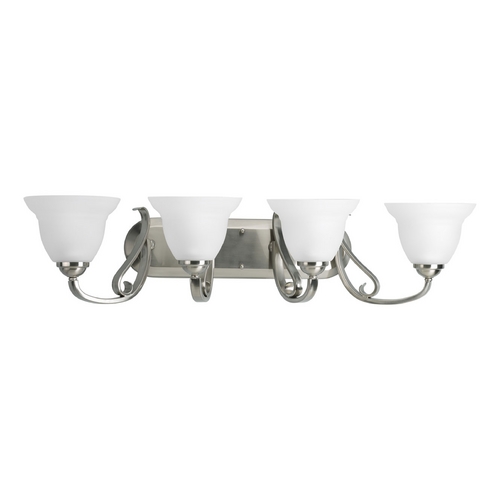 Progress Lighting Torino Bathroom Light in Brushed Nickel by Progress Lighting P2884-09