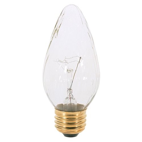 Satco Lighting Incandescent F15 Light Bulb Medium Base 120V Dimmable by Satco S3363