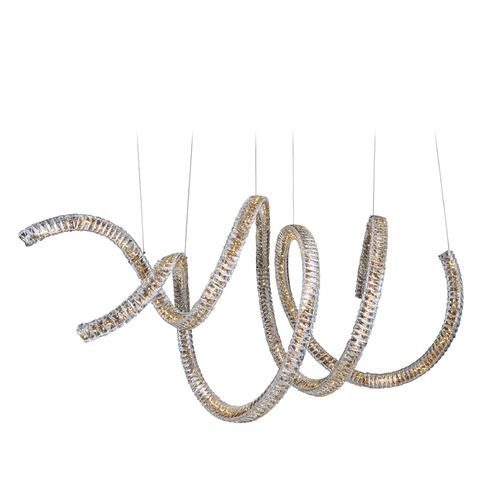 Allegri Lighting Ravina LED + Halogen Horizontal Spiral with Swarovski Elements Crystal 11804-010-SE001