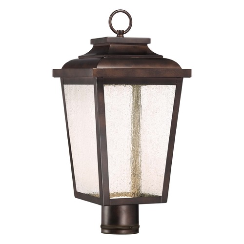 Minka Lavery Seeded Glass LED Post Light Bronze by Minka Lavery 72176-189-L