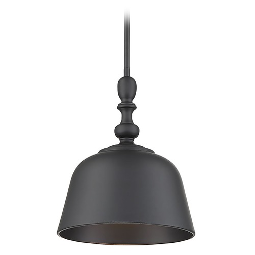 Savoy House Berg Matte Black Pendant by Savoy House 7-3751-1-89