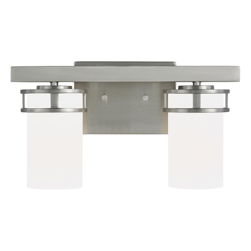 Robie Brushed Nickel Bathroom Light by Generation Lighting