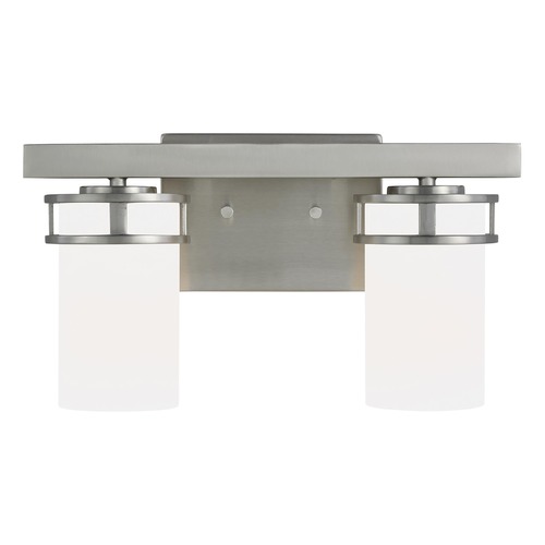 Generation Lighting Robie Brushed Nickel Bathroom Light by Generation Lighting 4421602-962