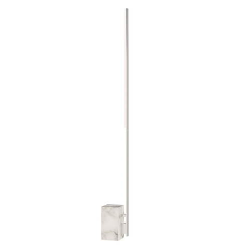 Visual Comfort Modern Collection Klee 70-Inch LED Floor Lamp in Nickel & Marble by Visual Comfort Modern 700PRTKLE70N-LED927