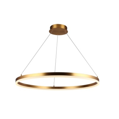 Circa LED 31-Inch Chandelier in Brushed Gold by Avenue Lighting