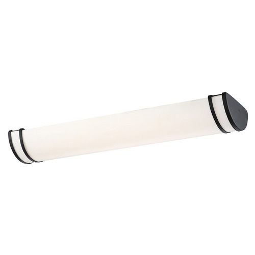 Glamour Matte Black LED Flush Mount by Nuvo Lighting