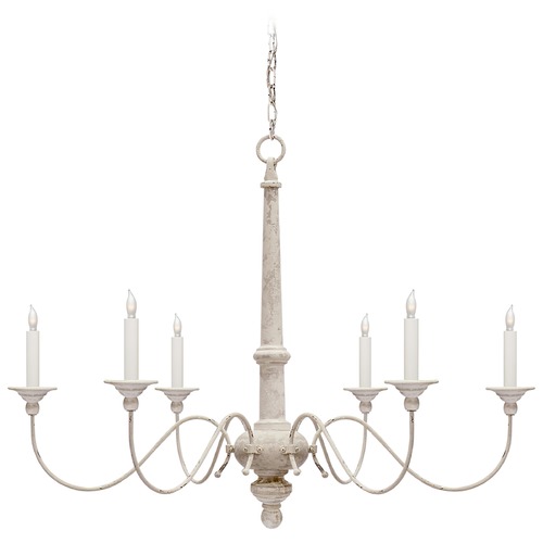 Studio VC Country Small Chandelier in Belgian White by Visual Comfort Signature