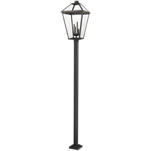 Z-Lite Talbot Black Post Light by Z-Lite 579PHXLXS-536P-BK