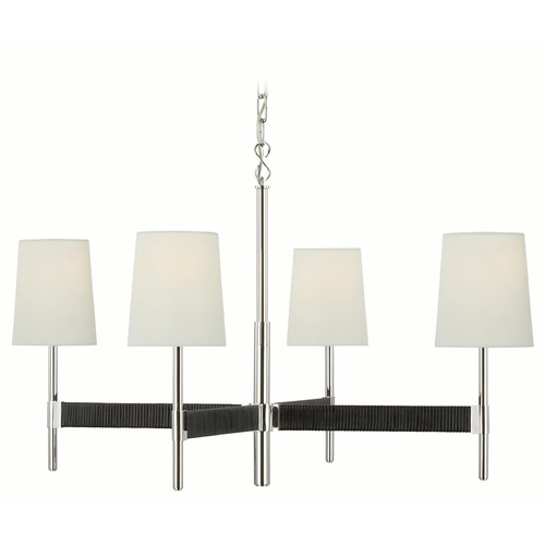 Suzanne Kasler Elle Chandelier in Nickel by Visual Comfort Signature