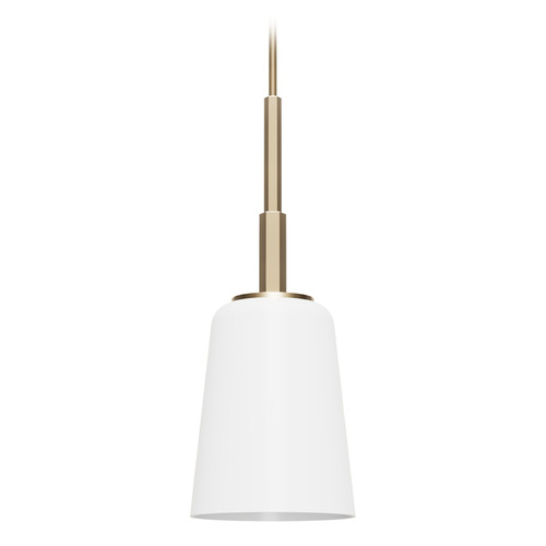Hunter Fan Company Nolita Alturas Gold Mini-Pendant Light with Conical Shade