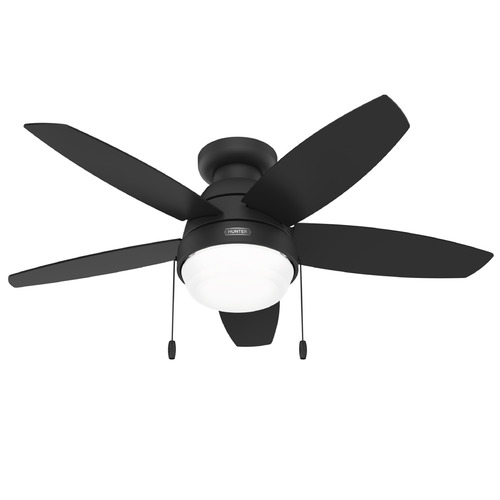 Hunter Fan Company Lilliana Matte Black LED Ceiling Fan with Light
