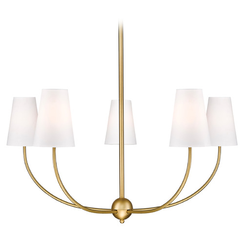 Z-Lite Shannon Rubbed Brass Chandelier
