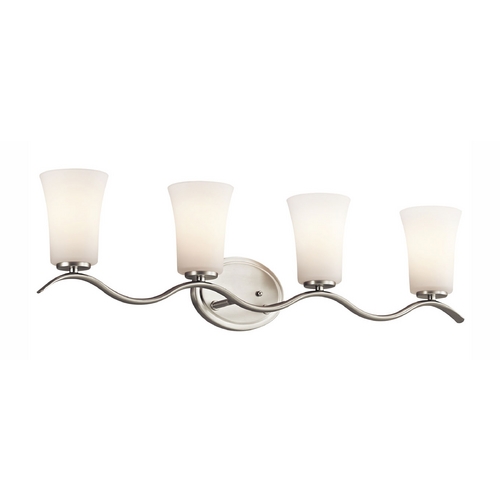 Armida 32.25-Inch Vanity Light in Brushed Nickel by Kichler Lighting